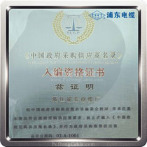 中国政府采购供应商名录企业证书